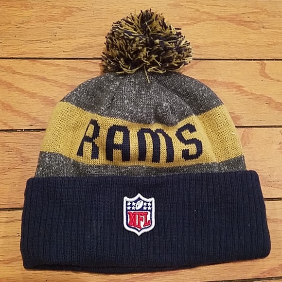 nfl rams beanie